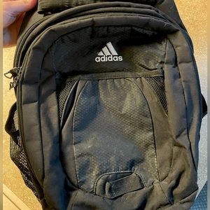 Adidas Black Backpack, Tradtional 2 padded straps.